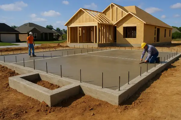 concrete foundation to build a new house from Houston Concrete Contractor in Houston, TX - Concrete Walkways concrete foundation to build a new house from Houston Concrete Contractor in Houston, TX - Concrete Walkways